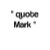 quote Mark
