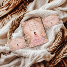 Blush Rose Garden Quinceañera