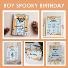 Groovy Boy Spooky One Birthday