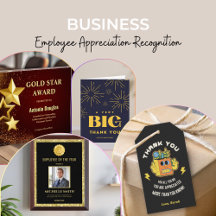 Business Employee Appreciation Recognition Gift