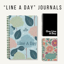 One Line A Day Journals