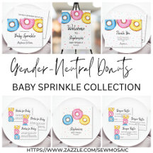 Donuts Gender-Neutral Baby Sprinkle Collection