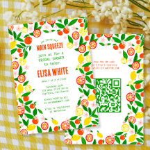 Citrus Celebration Main Squeeze Bridal Shower