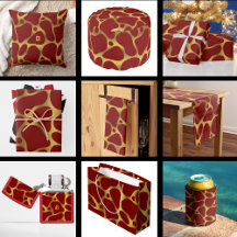 Abstract giraffe pattern