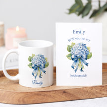 Blue Hydrangea Bouquet