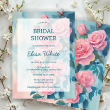 Pink Roses Elegant Bridal Collection