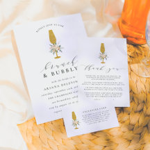 Gold Champagne & Floral Bridal Brunch & Bubbly