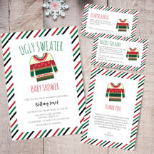 Ugly Sweater Baby Shower 