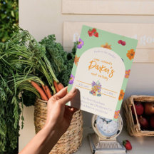 Cute Fresh Farmers Market Fruit Birthday Theme