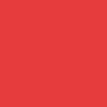 Solid Red Coral Color   Hex# E73C3E