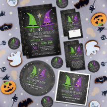 Halloween Witch Gender Reveal Party