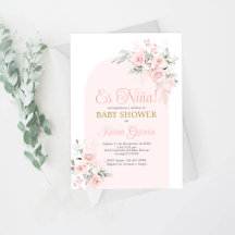 Pink Baby Shower Girl Spanish  Collection