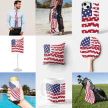 Red White Blue Flag Design