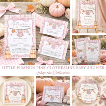 Little Pumpkin Baby Clothes Pink Girl Baby Shower