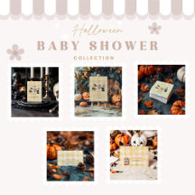 Cozy Patchwork Halloween Baby Shower