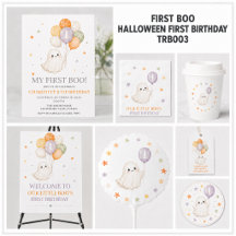 First Boo   Halloween First Birthday