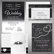 Black and White Wedding Elegance