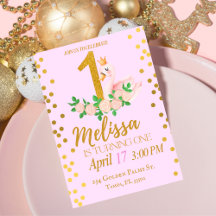  Swan Princess One Year Birthday Collection 