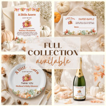 A Little Acorn Fall Baby Shower Collection