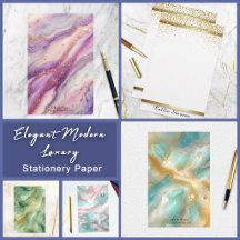 Elegant Modern Luxury Stationery Collection