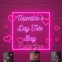 Valentine's Day Tote Bag Collection 