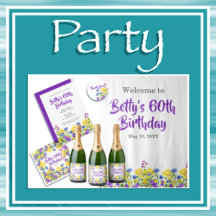 Wild Flower - 60th Birthday Party Supplies Decor