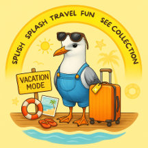 Splish Splash fun dressed Seagull summer vacations