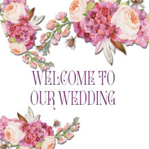 WELCOME TO OUR WEDDING POSTERS