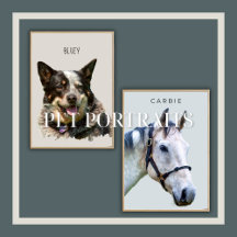 Custom Pet Posters Use Your Own Photo Wall Art