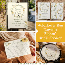 Wildflower Bee Love in Bloom Bridal Shower