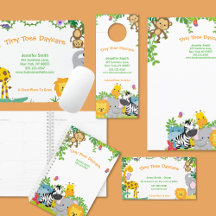 Jungle Safari Animal Daycare Childcare Service