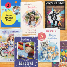 Birthday Cards for Kids and Teens