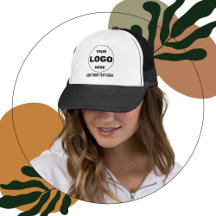 Custom Logo and Text Baseball Trucker Hat 