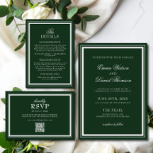 Emerald Green Classic Romantic Wedding Collections