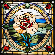 Stained Glass Look Peel and Stick Wallpaper