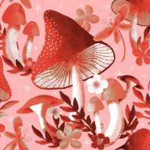 Woodland Whimsy Mushrooms 