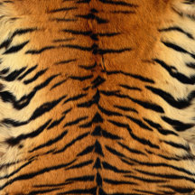 Faux Siberian Tiger Animal Skin Collection