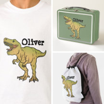 Dinosaur T-Rex Personalization for Kids