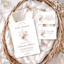 Romantic Spring Floral Baby Shower