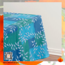 Calming Blue Green Ivy Watercolor