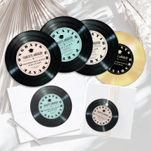 Retro Vinyl Record Art Deco Graduation