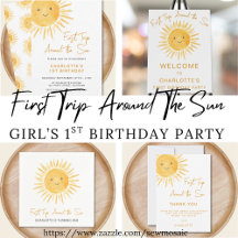 First Trip Around The Sun Girl's Birthday Party