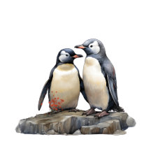 Life Long Penguin Love Wedding