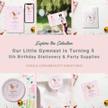 Our Little Gymnast Is Turning 5  Birthday Party 