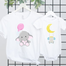 Cute Elephants - Baby and Kids Clothes