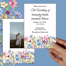 Minimal Boho Wildflower Custom Photo Collection