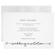 MODERN HEART SWASHES WEDDING