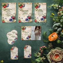 Vintage Berry Sweet  Wild Berries Baby Shower