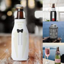 Bridal Party Can and Bottle Cooler Wedding Favors