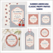 Summer Americana Cottage   Baby Shower